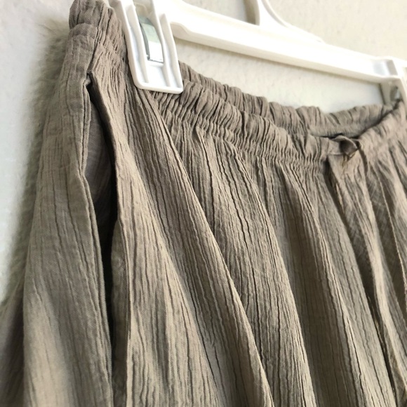 NWOT Zara Beige Wide-Leg Pants - Picture 3 of 10